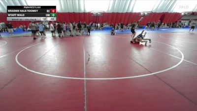 122-124 B Round 3 - Braiden Hale-Toomey, Reedsburg vs Wyatt Wald, Cambridge-Isanti