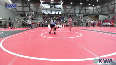 120-130 lbs Rr Rnd 1 - JT Vaughn, Skiatook Youth Wrestling vs Hazen Crank, Raw Wrestling Club