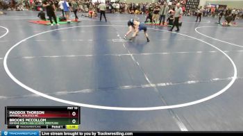 126 lbs Champ. Round 1 - Brooks McCollom, Edmond North High School Wrestling vs Maddox Thorson, Immortal Athletics WC