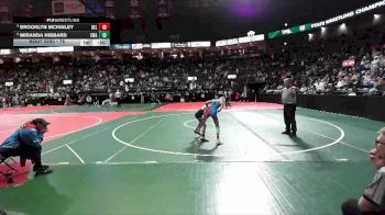 76 lbs Cons. Round 4 - Brooklyn McKinley, DEL1 vs Miranda Hibbard, EWA2