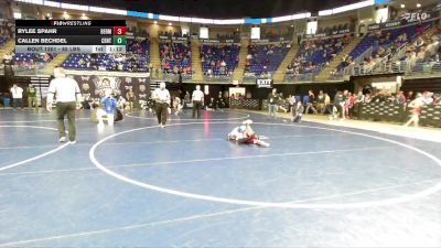 85 lbs Consy Pigtails - Rylee Spahr, Bermudian Springs vs Callen Bechdel, Central Mountain