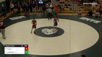 106 lbs Quarterfinal - Chris Hogg, Bridgewater-Raynham vs Adam Landstein, Sharon