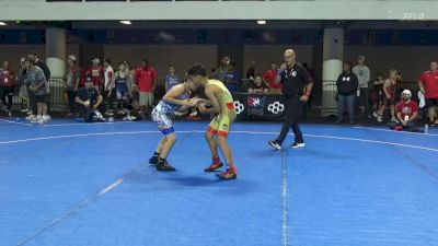 98 lbs Semis - Eli Armstrong, East Idaho Elite vs Vladimir Dvoryannikov, Toss Em Up Wrestling Academy