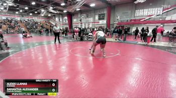 190 lbs Quarterfinal - Samantha Alexander, Canyon Springs vs Alexis Llamas, Elsinore