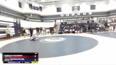 155 lbs Finals (2 Team) - Morgan Holdaway, Utah 2 vs Faith Kistenmatcher, Montana