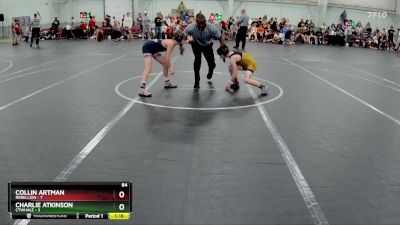 84 lbs Round 1 (8 Team) - Collin Artman, Rebellion vs Charlie Atkinson, CTWHALE