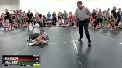 72 lbs Round 1 (4 Team) - JD Blachford, PA East Lightning vs Logan Burba, U2 Upstate Uprising