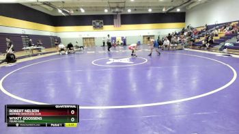 150 lbs Quarterfinal - Wyatt Goossens, Young Guns vs Robert Nelson, Hammers Wrestling Club