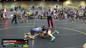 82 lbs Round 2 (6 Team) - William Szarek, Mi Pitbulls vs Landon Mersdorf, Belding