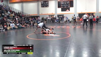 GB-1 lbs Round 2 - Logan Xamonty, Hammerin Hawks vs Willow O`sullivan, Solon Wrestling Club