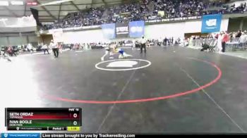 1 lbs Quarterfinal - Ivan Bogle, Deer Park vs Seth Ordaz, Toppenish