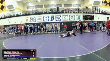 157 lbs Quarterfinal - Lincoln Cooper, Columbus East Wrestling Club vs Charles Shaffer, Elite Athletic Club