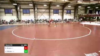 285 lbs Round Of 16 - Ricky Brown, Rhode Island College vs John O'Brien, Trinity