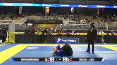 Ethan Cole Brummund vs Mustapha L Jallow 2025 Pan Jiu Jitsu IBJJF Championship