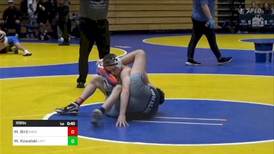 109 lbs Consi Of 16 #2 - Mike Bird, Immaculate Conception (IL) vs Michael Kowalski, Layton (UT)