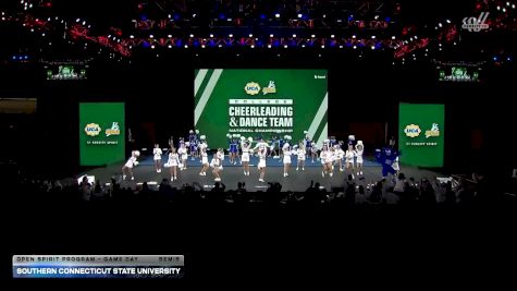Southern Connecticut State University [2026 Open Spirit Program - Game Day Semis] 2026 UCA & UDA College Cheerleading and Dance Team National Championship