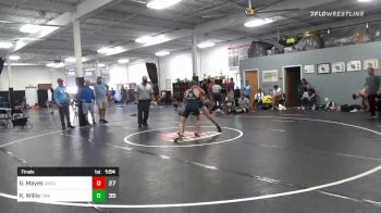 132 lbs Final - Glenn Mayes, Union County Wrestling Club vs Kade Willis, Thoroughbred Wrestling Academy