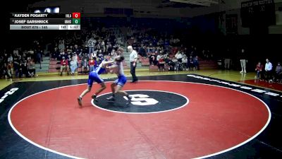 145 lbs 1st Place Match - Kayden Fogarty, Indian Land vs Josef Garshnick, United Hs