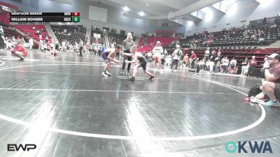 75 lbs Consi Of 8 #2 - Grayson Baker, Barnsdall Youth Wrestling vs William Bohner, Buck Pride Wrestling