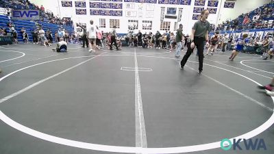 80 lbs Semifinal - Beau Ferrell, Weatherford Youth Wrestling vs Paisleigh Carpenter, Midwest City Bombers Youth Wrestling Club