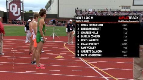 Men's 1500m, Heat 2