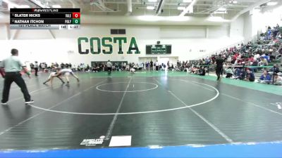 126 lbs 1st Place Match - Slater Hicks, Valencia/Valencia vs Nathan Itchon, Poly/Long Beach