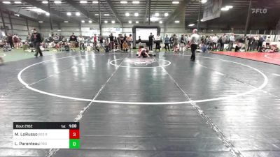 152 lbs Quarterfinal - Max LoRusso, Red Roots Wrestling Club vs Lucien Parenteau, Prophecy