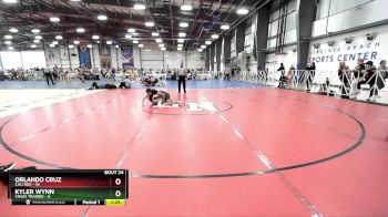 60 lbs Rd# 9- 2:15pm Saturday Final Pool - Orlando Cruz, Cali Red vs Kyler Wynn, Crass Trained