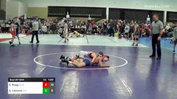 65 lbs Prelims - Camden Rugg, Wisconsin Red ES vs Angelo Lemons, Washington Twp. Minutemen ES