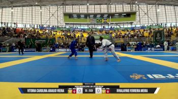 Ivhalaynie Ferreira Meira vs Vitoria Carolina Araujo Vieira 2026 Brasileiro Jiu-Jitsu IBJJF