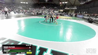 1B/2B 138 Quarterfinal - Gus Ray, Tonasket vs Ronin Rutzer, Ocosta