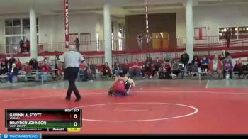 141 lbs Semifinal - Gavinn Alstott, Wabash vs Brayden Johnson, West Liberty