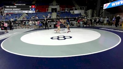 130 lbs Champ. Rd Of 64 - Mia Collins, NY vs Mariaha Benedict, IA