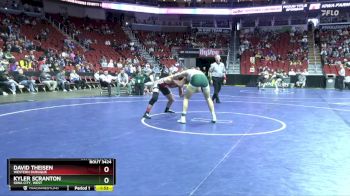 3A-175 lbs Cons. Round 3 - Kyler Scranton, Iowa City, West vs David Theisen, Western Dubuque