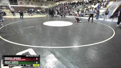 67 lbs 3rd Place Match - Brady Garcia, Threshold Wrestling vs Messiah Jimenez, NexGen Regional Training Cente