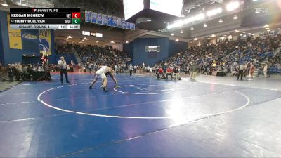 215 lbs Champ. Round 1 - Keegan McGrew, Gettysburg vs Timmy Sullivan, Spotsylvania