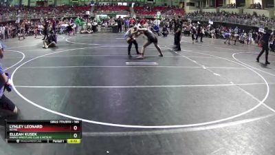 165 lbs Quarterfinal - Elleah Kusek, Hawks Wrestling Club (Lincoln) vs Lynley Leonard, NCYAC