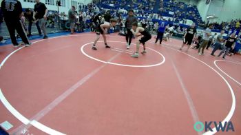 92 lbs Quarterfinal - Lincoln McMillen, Tonkawa Takedown Club vs Cooper Casey, Tecumseh Youth Wrestling