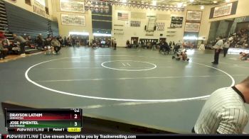 106 lbs Quarterfinal - Jose Pimentel, Southridge vs Drayson Lathim, Hermiston