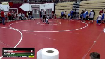57-58 lbs Round 3 - Julian Howe, Perry Meridian WC vs Jayden Butler, Indian Creek WC