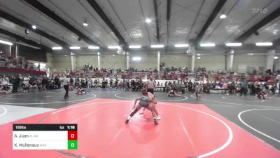 109 lbs Semifinal - Alex Juan, Alamosa vs Kayson Mullenaux, WAR Wrestling Club