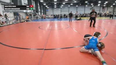 52 lbs Round 3 - 12:30pm Saturday - Nelson Zwanziger, POWA vs Grayson Bish, Michigan S.W.A.T