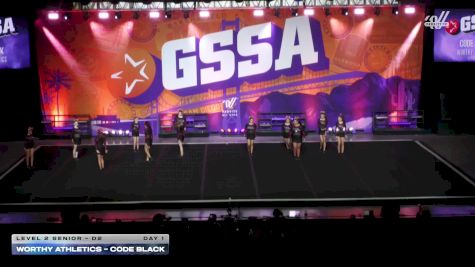 Worthy Athletics - CODE BLACK [2026 L2 Senior - D2 Day 1] 2026 GSSA Grand Nationals