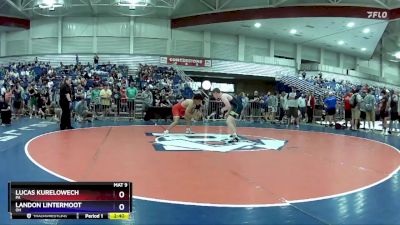 165 lbs Cons. Round 2 - Lucas Kurelowech, PA vs Landon Lintermoot, OH