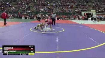 D2-120 lbs Cons. Round 3 - Aiden King, Hartley vs Jimmy Lalezas, Taylor