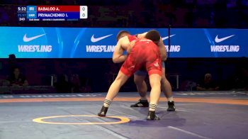 97 kg Finals 1-2 - Abolfazl Babaloo, Iran vs Ivan Prymachenko, Ukraine
