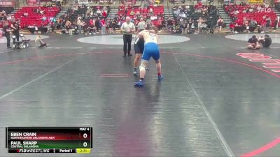 285 lbs Cons. Round 3 - Paul Sharp, Central Oklahoma vs Eben Crain, Northeastern Oklahoma A&M