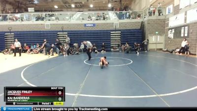 46 lbs Quarterfinal - Kai Banderas, Warriors Of Christ vs Jacques Finley, Unaffiliated