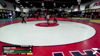 150 lbs Cons. Semi - Isreal Dunn, Canyon Springs vs Travion Jones, Chaparral