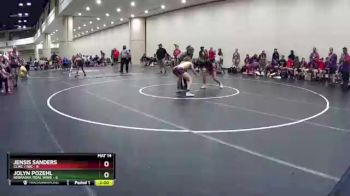 114 lbs Round 5 (10 Team) - Jensis Sanders, CLWC / IWC vs Jolyn Pozehl, Nebraska Tidal Wave